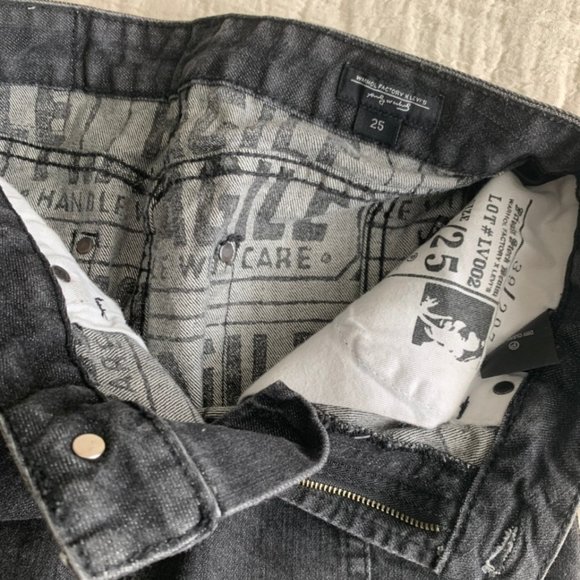 Levis x Andy Warhol Collection Charcoal Gray Skirt - Picture 4 of 4